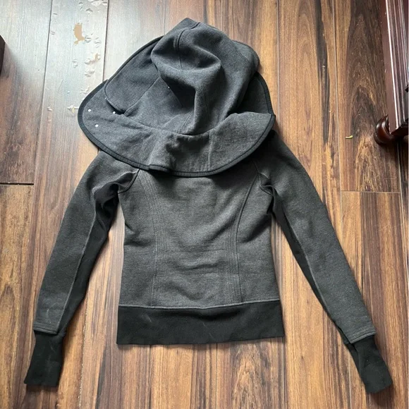 Lululemon Scuba Hoodie Detachable Hood Sz 4 - Picture 12 of 15